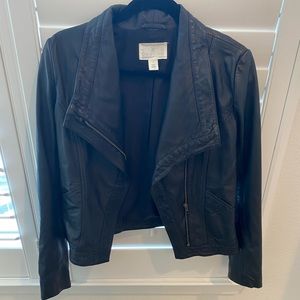 Caslon Leather Jacket Size Small